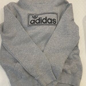 Adidas Heather Gray Hoodie